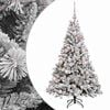 vidaXL Brad de Crăciun artificial cu glob 120 cm 150 LED-uri Alb cald