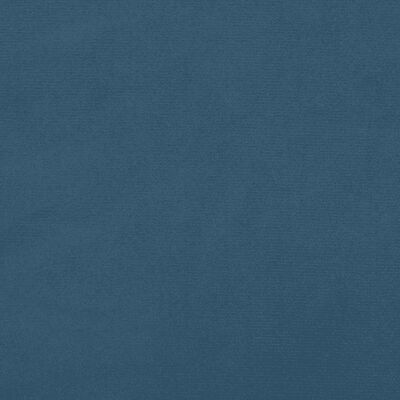 vidaXL Pat box spring cu saltea, albastru închis, 180x200 cm, catifea