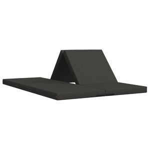 vidaXL Canapea Pat Pliabilă 70 x 67 x 48 cm Gri &icirc;nchis