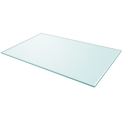 vidaXL Blat de masă, sticlă securizată, dreptunghiular, 1000 x 620 mm