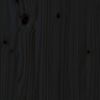 vidaXL Pat de zi cu extensie, negru, 90x200 cm, lemn masiv de pin