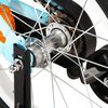 vidaXL Bicicletă pentru copii, negru și albastru, 16 inci