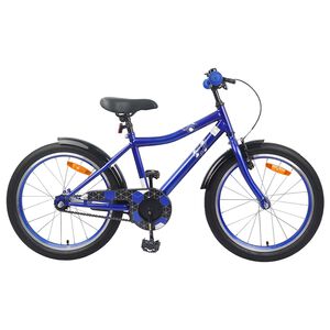 vidaXL Bicicletă pentru Copii 18 Inci pentru 5-7 ani Albastru &icirc;nchis