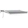 vidaXL Marchiză retractabilă manuală cu led-uri 3,5 x 2,5 m