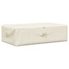 vidaXL Cutie de depozitare, crem, 70x40x18 cm, material textil