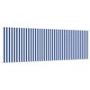 vidaXL Cortina Retractabilă Albastru și Alb 400 × 300 cm