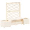 vidaXL Bancă de grădină Kopenhagen Alb 173 x 49 x 135,5 cm PP