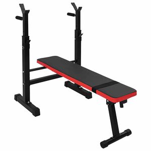 VidaXL Bancă de greutăți Manual Negru 126.5 x 67 x 111 cm