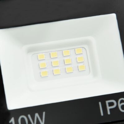 vidaXL Proiectoare cu LED, 10 W, 2 buc., alb rece
