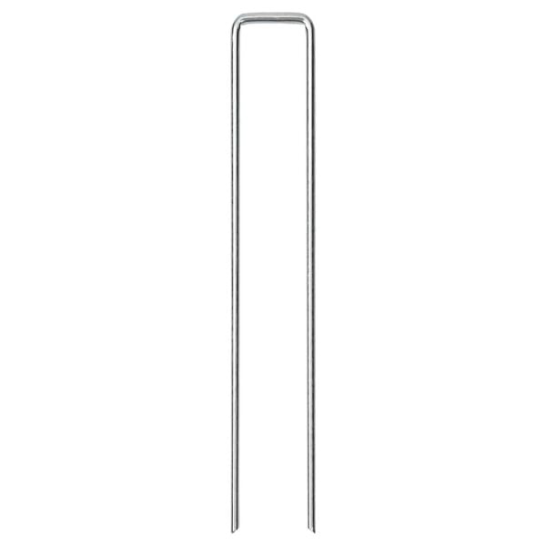 vidaXL Țăruși de pământ în formă de U 25 buc. 20x3,5cm oțel galvanizat