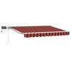 vidaXL Cadru manual de marchiză cu LED-uri 3,5 x 2,5 m