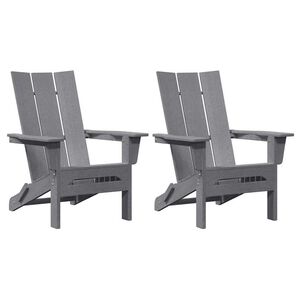 vidaXL Mobilier de lounge pentru grădină 2 pcs Gri deschis