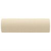 vidaXL Perne decorative, 2 buc., crem, &Oslash;15x50 cm, textil