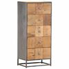 vidaXL Dulap cu sertare, 45 x 30 x 100 cm, lemn masiv reciclat