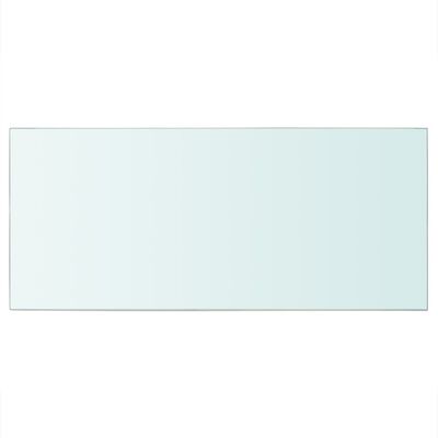 vidaXL Rafturi, 2 buc., 50 x 25 cm, panouri sticlă transparentă
