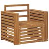 vidaXL Set de canapele de exterior natural 79 x 63 x 73 cm
