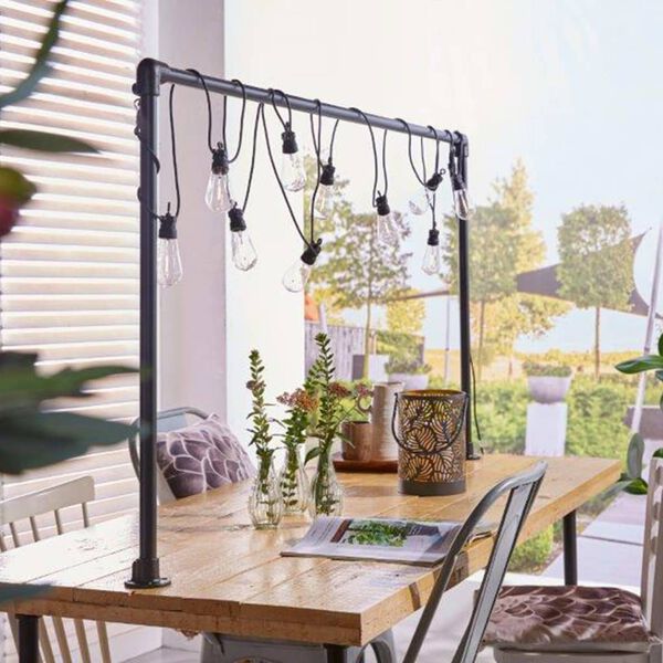 Luxform Set lumini petrecere pentru grădină cu 10 LED-uri &rdquo;Hawaii&rdquo;