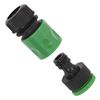vidaXL Furtun de grădină cu set de racorduri, verde, 0,5", 100 m, PVC