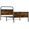 vidaXL Cadru pat fără saltea stejar sonoma 100x200 cm lemn prelucrat