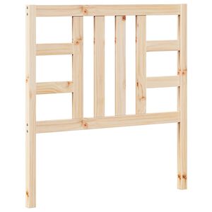 vidaXL Tăblie de pat, 96x4x100 cm, lemn masiv de pin