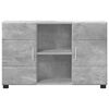 vidaXL Bufet cu raft Gri din beton 88,5 x 30,5 x 55,5 cm Lemn compozit