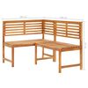 vidaXL Set mobilier bistro, 4 piese, lemn masiv de acacia