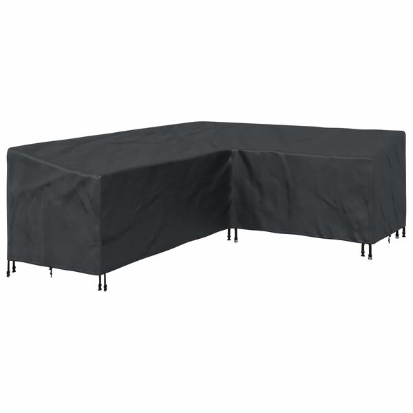 vidaXL Husă pentru mobilă Negru 260 x 210 x 80 cm Material Oxford 210D
