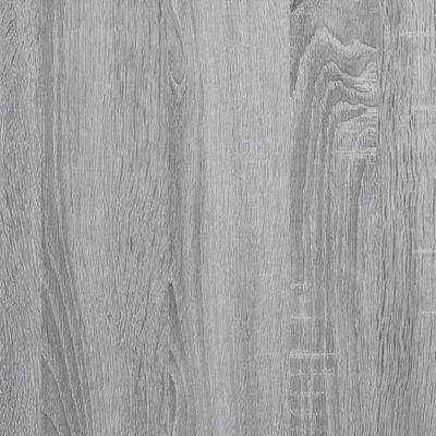 vidaXL Cadru de pat, gri sonoma, 150x200 cm, lemn prelucrat