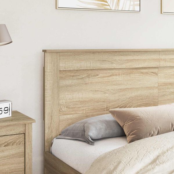 vidaXL Tăblie cap cu headboard Stejar Sonoma 180 cm Lemn compozit