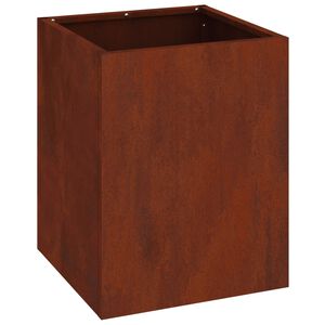 vidaXL Vază pentru Grădină Ruginit 32 x 32 x 40 cm
