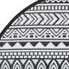 vidaXL Covor de exterior, ARAKIL negru, Ø160 cm, PP
