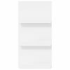 vidaXL Raft pentru reviste cu raft Alb 51 x 11 x 102 cm Lemn compozit