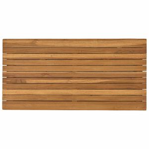 vidaXL Placă de masă 90 x 45 x 3,5 cm Dreptunghiular Lemn solid de tec