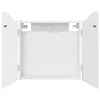 vidaXL Cabinet pentru ținte de darts Alb foarte lucios 56 x 12 x 63 cm
