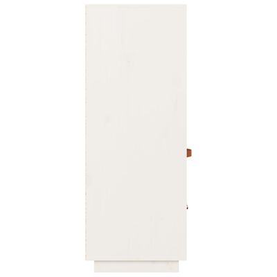 vidaXL Dulap înalt, alb, 67x40x108,5 cm, lemn masiv de pin