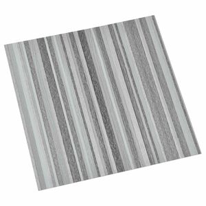 vidaXL Plăci de pardoseală autoadezive Gri și negru 30,5 x 30,5 cm