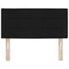 vidaXL Tăblie cap cu headboard Negru 100 cm Piele artificială