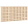 vidaXL Vitrină de colecționar din lemn cu 80 de compartimente, 80x4,5x40,5 cm