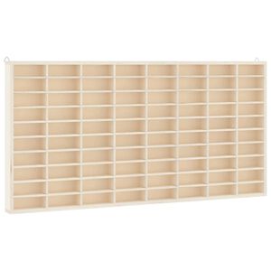 vidaXL Vitrină de colecționar din lemn cu 80 de compartimente, 80x4,5x40,5 cm