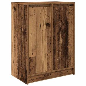 vidaXL Dulap Pantofi Lemn Vechi 57x34x76 cm Lemn prelucrat