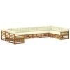 vidaXL Seturi de canapele 10 buc. Lemn Solid de Acacia