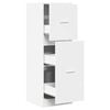 vidaXL Dulap de farmacie, alb, 40x41x118 cm, lemn prelucrat