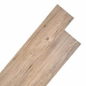 vidaXL Plăci de Pardoseală Maro 5,26 m&sup2; 18 buc. PVC
