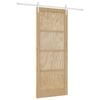 vidaXL Ușă glisantă ORKDAL Natural și Alb 86 x 211 cm