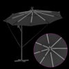 vidaXL Parasol banana cu brațe Antracit 294 x 294 x 248 cm