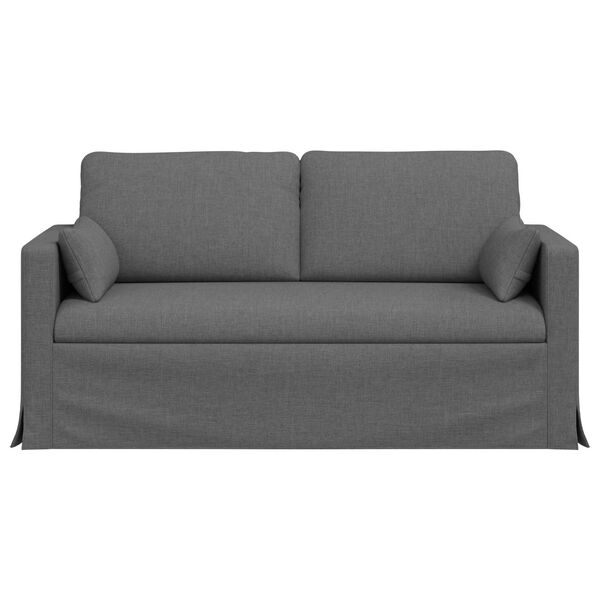 vidaXL Canapea Gri &icirc;nchis