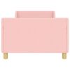vidaXL Cadru de pat pentru copii cu spătar Roz 90 x 200 cm