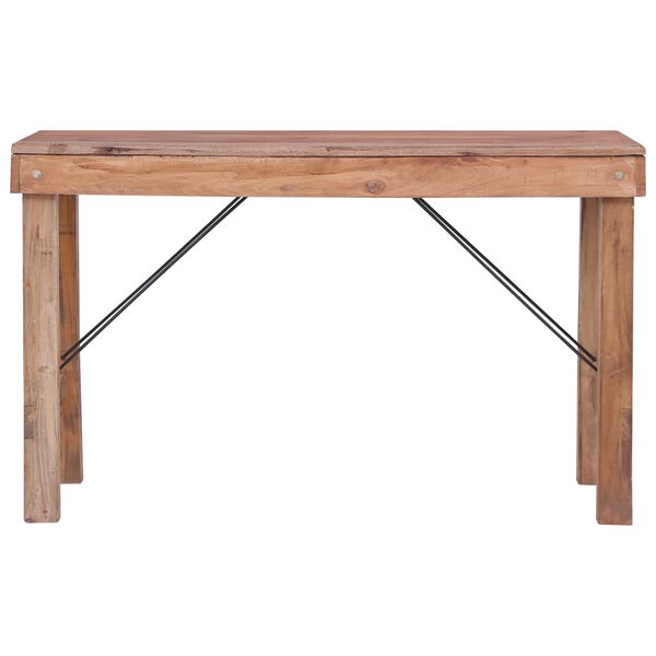 vidaXL Masă consolă pliabilă, 130 x 40 x 80 cm, lemn masiv reciclat