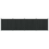 vidaXL Panou de Gardă 4 buc. 705 x 186,5 cm WPC și Aluminiu Negru