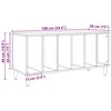 vidaXL Dulap de discuri stejar artizanal, 100x38x48 cm, lemn prelucrat
